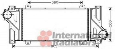 VAN WEZEL 30004448 -  Интеркулер